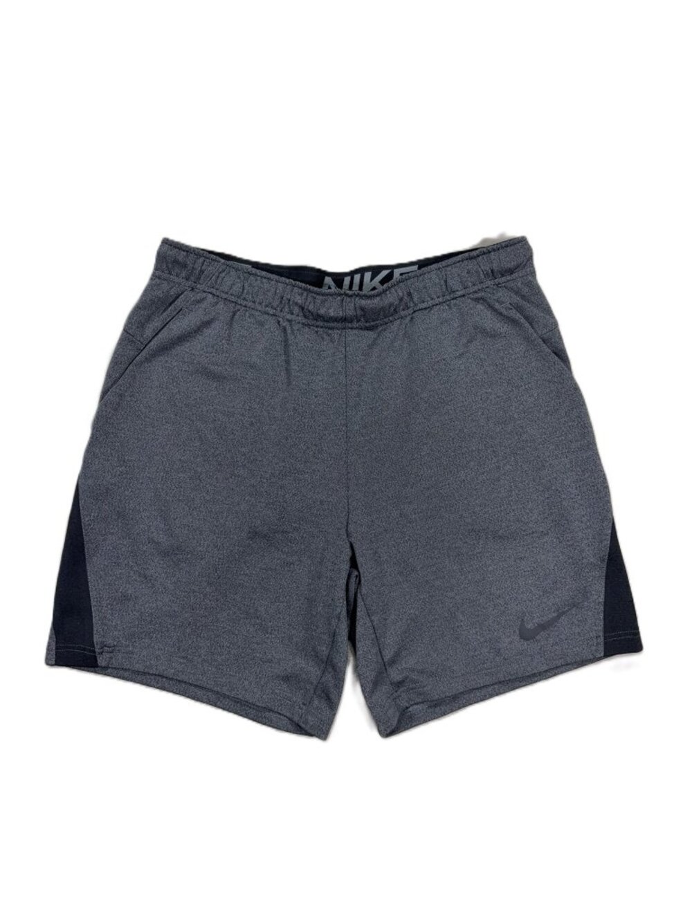 Nike Men's Dri-Fit Training Shorts Gym Active Athletic Grey - Large